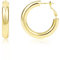 ALEXCRAFT Orecchini Cerchio Oro Donna in Argento Sterling 925 Grossi Placcati in Oro 14K | Orecchini a Cerchio in Argento Sterling 925 Orecchini Donna Tubo Per Donne E Ragazze