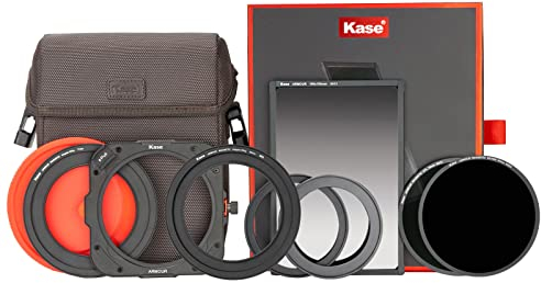 Kase Armour Magnetisches, stoßfestes 100-mm-Filterhalterungs-Set, 67 mm, 72 mm, 77 mm, 82 mm, optisches Glas, CPL ND1000, weicher Grad 0,9