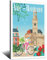 RONGCHENG Vire-Normandie Frankreich Vintage Reise Poster Leinwand Kunst Zuhause Wanddekoration Bild Poster Druck Gemälde Geschenk Poster