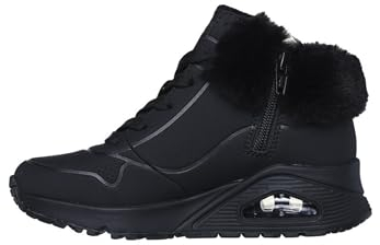 Skechers Stivali invernali unisex per bambini, Nero, 35 EU