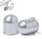 Moollyfox 2 Tappi per Gancio di Traino 50 mm, in Plastica, Universale per Rimorchio, Camper, Auto, Camion, Argento