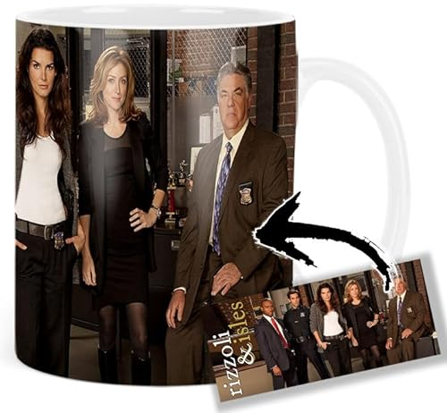 Rizzoli & Isles Angie Harmon Sasha Alexander Bruce Mcgill Jordan Bridges Lee Thompson Young Tasse Keramikbecher Mug