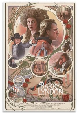 Barry Lyndon Filmposter, dekoratives Gemälde, Leinwand, Wandposter und Kunstdruck, modernes Familienschlafzimmer-Dekor-Poster, 20 x 30 cm