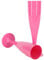 ProductPro 10 x Pink Plastic Prosecco Flutes 175ml Capacity