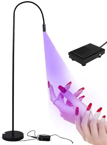 VducK Lampe De PolyméRisation De Colle Uv, Lampe De Polymé Risation De Colle Uv Pour Extension De Cils, lampe UV de Beauté Existante pour Extensions de Cils (US/EU/AU/UK)