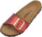 Palado Pantoletten Damen Malta EGS Metallic - bequeme Sandalen Made in Spain - Hausschuhe mit dämpfendem Kork-Fußbett - modische Sommerschuhe Bordeaux UK9 - EU42