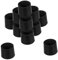 SEWOART 12st Trampolin-matratze Trampolinteile Ersatzteile Für Trampoline Tischbeinkappe Rohrbeinhülse Trampolin Zubehör Trampolin-fußabdeckung Gummi Black