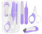 Vicloon Baby Nail Kit, 4-in-1 Baby Nail Care Set, Baby Nail Care Tool, Baby Nail Care Set Manicure Set Includes Baby Scissors, Nail Clippers, Baby Nail File and Tweezer for Newborn Infant Toddler
