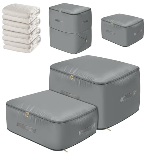 Selbstkomprimierender Organizer, Faltbare Ultra Platzsparende Taschen, XL+L | Bewegliche Komprimierender Beutel, Kleidung Aufbewahrung, Aufbewahrungstasche für Bettdecken Decken
