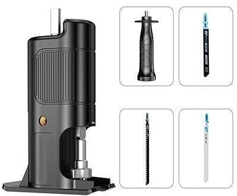 Druckluft Karosseriesäge, Alloy Air Body Saw Pneumatische Feile Säbelsägen Schneidwerkzeug Elektrische Bohrmaschine Modifizierte elektrische Kettensäge Stichsägen(Set 1)