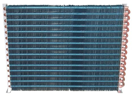Scambiatore acqua aria condensatore frigorifero congelatore per cella tubo in rame alette di raffreddamento alluminio evaporatore refrigerazione frigo condizionatore