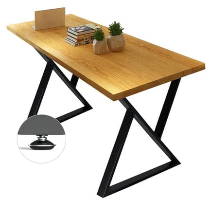 Robuste Tischbeine in Z-Form, für Büro und Esszimmer, stabile Metall-Möbelbeine, 40 x 72 cm, perfekt für Computer und Schreibtisch, modernes Design, 2 Stück