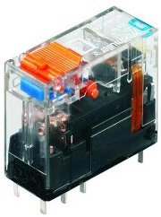 Weidmüller 8870320000 RCI484AC4 Standardrelais, 2 Schaltkontakte, Box mit 10 Stück