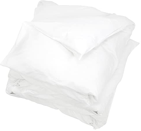 Linnea Housse de Couette uni 300x240 cm 100% Coton Alto Blanc