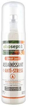 Olioseptil 2 en 1 Purificación de aire anti estrés Spray, 125 ml
