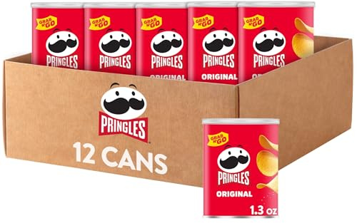 Pringles Original Small Stacks, 1.3 Ounce (Pack of 12)