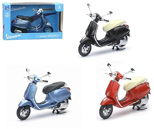 NewRay 57553 A 1: 12 Vespa Primavera, Farblich sortiert
