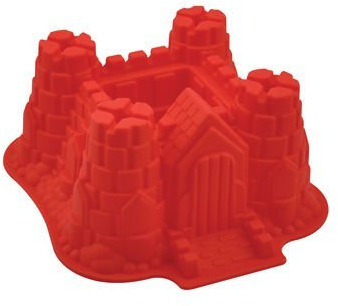 Silikon Backform XXL Burg Schloss Festung Kindergeburtstag Party 3D Kuchenform