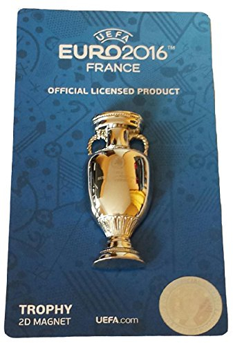 Magnet 2D Réplique Trophée Euro 2016 de Football France - Collection Officielle