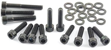Tech-Parts-Koeln Satz Vario Schrauben Deckel für Yamaha Aerox Mbk Nitro Minarellimotor Set Schwarz