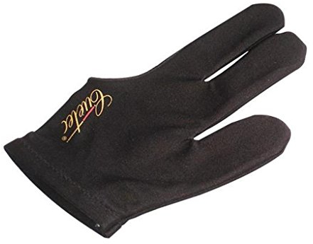 Billard Handschuh Cuetec 3-Finger beidhändig, schwarz
