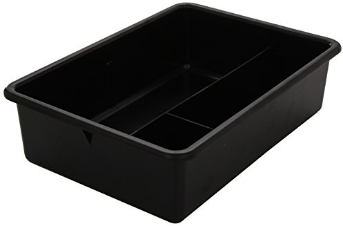 Efalock Professional Arbeitskasten 4 Fächer, schwarz, 1er Pack, (1x 1 Stück)