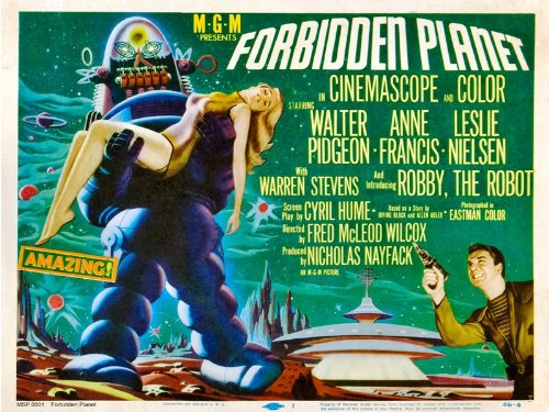 onthewall Forbidden Planet Film Poster Kunstdruck 40 x 30 cm (MSP0001)