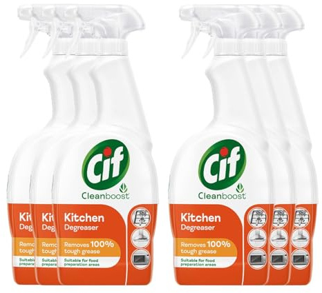 6 X CIF POWER & SHINE KITCHEN SPRAY 700ml | 6 PACK BUNDLE