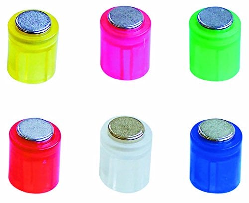 Laurel Power Zylinder Magnet, 14 x 19 mm, kristallfarben sortiert