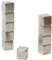 HAB & GUT -MC000-CU- 10 Mini Magnet-Würfel ULTRASTARK 5 x 5 x 5 mm Neodym - N38 - Silber