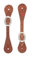 Weaver Leather Jugendgeschirr Sporenriemen aus Leder mit Punkten