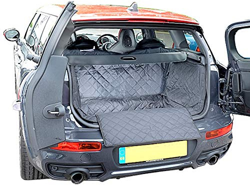 To Fit Mini Clubman Boot Liner 2015 On | Tailored Quilted Boot Protector, Full Boot Coverage, Waterproof & Durable, All Weather, Low Floor, Black