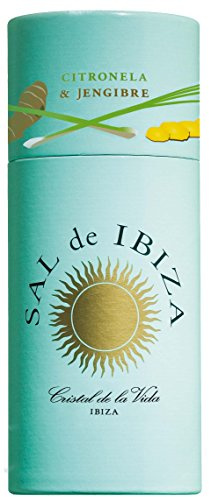 Sal de Ibiza Citronela y Jengibre, Granito mit Zitronengras und Ingwer, Streuer, 2er Pack (2 x 100 g)