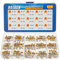 BOJACK 15 Wert 600 Stück Keramik kondensator 10pF 20pF 30pF 47pF 56pF 68pF 100pF 220pF 330pF 680pF 1nF 4.7nF 10nF 47nF 100nF Sortiments kit