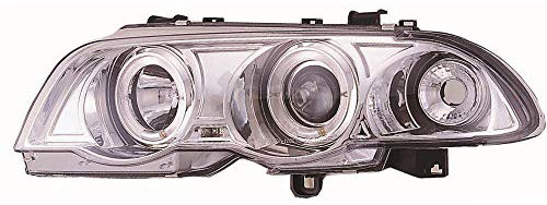 Set Scheinwerfer 3er E46 Bj. 98-01 Limo klarglas/chrom Angel Eyes