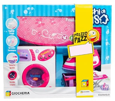 LIBROLANDIA Giocheria GGI190091 Prezzo Pazzo - Set Stiro Lavatrice ASSE e Ferro