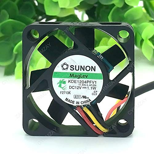 CYRMZAY Ventilateur de Refroidissement pour Sunon Maglev KDE1204PFV1 4010 40 mm DC 12 V 1,1 W 3 Fils