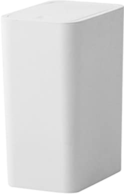 Cabilock Ménage Poubelle Corbeille À Papier avec Couvercle en Plastique Bac de Recyclage Presse Type Déchets Papier Panier Poubelle Conteneur Bin pour Le Bureau Salle de Bains Chambre