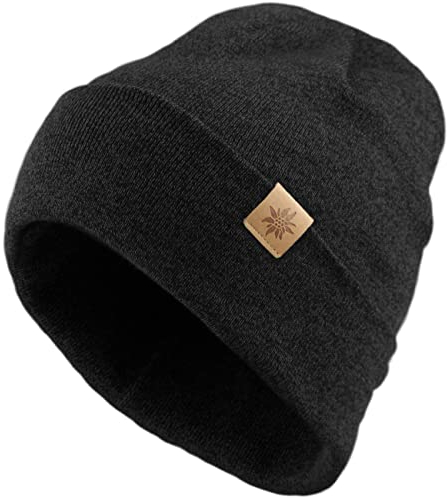 Bavarian Caps Klassik Haum Mütze, dunkelgrau, ONE Size