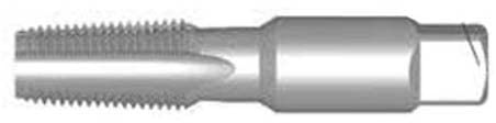 Dormer E7123/8 Serie E712 HSS NPTF Handgewindebohrer mit gerader Nut, helles Finish, 3/8-Zoll-18 x 80 mm