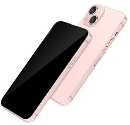 Perusha Sans logo Téléphone non fonctionnel Modèle d'affichage factice jouet de téléphone pour téléphone 13 Pro Max 13 mini (6,1 pouces, écran noir rose)