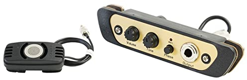 TSTS Vorverstärker-Pickup Für Drum-Pickup Aktives Schallloch-Vorverstärker- Und Mikrofonzubehör Tonabnehmer Akustikgitarren-Vorverstärker