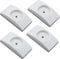 Baby Gate Wall Protector,4 Packs Stair Gate Extension Wall Saver,Black Safety Wall Guard Protector Pads for Pressure Mounted Gate, Door, Babies & Pets Safety.