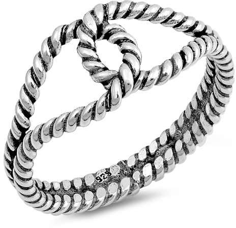 Joyara Sterling Silber 925 Node Ring