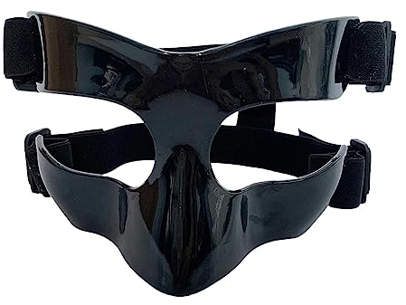 kowaku Basketball-Maske, Gesichtsmaske, Nasenschutz, leicht, elastisches Band, für Herren und Damen, Schutzschild, Gesichtsschutz, Maske für Fußball,