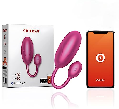 ONINDER - Tokyo Vibrating Egg PINK 7.5 X 3.2 cm Free APP