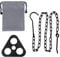 UESDU Camping Tripod for Cooking, Portable Campfire Tripod Stainless Steel Outdoor Triangle Frame Bonfire Rack for Hanging Pot Easy Storage
