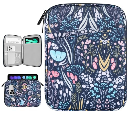 Dadanism 8-9 Zoll Tablet Sleeve Tasche Kompatibel mit iPad mini 7/6 8,3 2024/2021, iPad mini 5/4/3/2/1 7,9, Galaxy Tab A7 Lite 8,7 2021/Tab A 8,0, Tab M8 (4/3/2) 8, Tab M9 9 2023, Nacht Blau