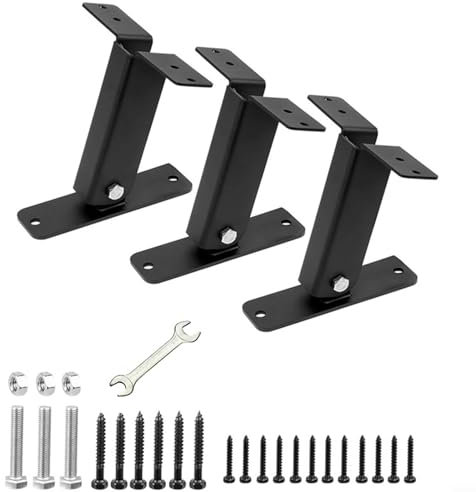 SPORTARC Staffe di supporto per pergola per copertura del patio, staffa per gazebo pergola, hardware di supporto per pergola, kit di montaggio per telaio in legno, patio, pergola (3 set)
