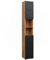 Vicco Badschrank Anthrazit gestreift Irma 30x192x30 cm - Wäscheschrank, Viel Stauraum von Oben bis unten – ideal für Handtücher & Pflegeprodukte